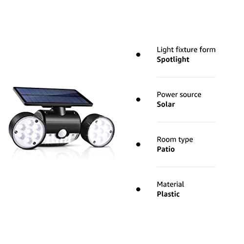 Waterproof Dual Head Solar Garden Lights