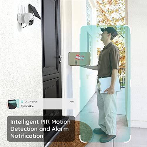 Wireless Solar Security Camera with Color Night Vision