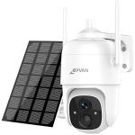 Solar Powered 2K PTZ Security Camera with Night Vision