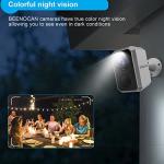 BEENOCAM Solar Security Camera with Color Night Vision
