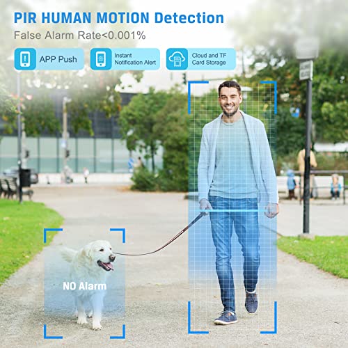 Wireless Solar Security Camera with 2K Quality