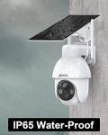 Solar Security Camera with 360° View and Night Vision