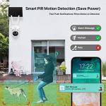 Solar Outdoor Security Camera with 2K Night Vision