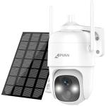 Solar Powered 2K PTZ Security Camera with Night Vision