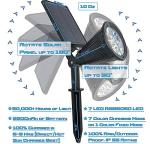 Solar Spotlights with 7 LED Colors - 320 Lumen