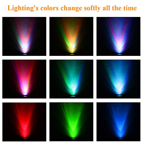 2 Pack Colored Solar Spotlights with Sensor