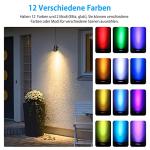 MEIHUA Pack of 3 Solar Garden Spotlights