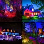 MEIHUA Pack of 3 Solar Garden Spotlights