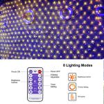 Solar Fairy Net Lights for Christmas Decor