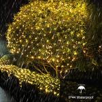 Solar Fairy Net Lights for Christmas Decor