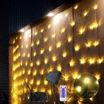 Solar Fairy Net Lights for Christmas Decor