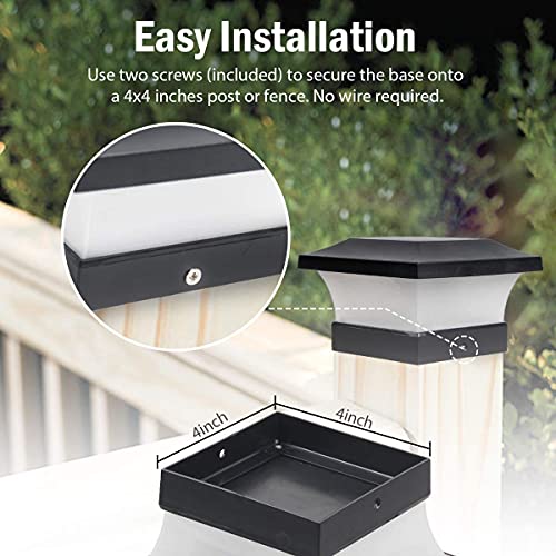 Solar Post Cap Lights for 4x4 Posts