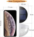 Sumcro 8 Pack Solar LED Fence Garden Lights