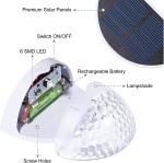 Sumcro 8 Pack Solar LED Fence Garden Lights