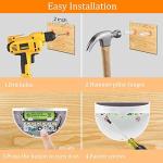 Sumcro 8 Pack Solar LED Fence Garden Lights