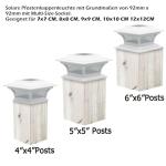 Siedinlar Solar Garden Lights with LED Modes