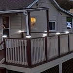 Rheme Solar Post Lights - 4 Pack for Gardens