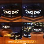 Twinsluxes Solar Post Lights - Waterproof LED Set