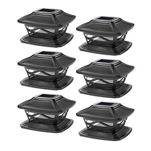 Twinsluxes Solar Post Lights - Waterproof LED Set