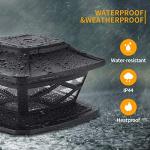 Twinsluxes Solar Post Lights - Waterproof LED Set