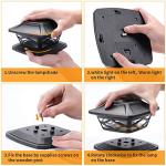 Twinsluxes Solar Post Lights - Waterproof LED Set