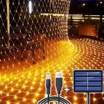 204 LED Solar Mesh Fairy Lights for Gardens