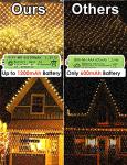 204 LED Solar Mesh Fairy Lights for Gardens