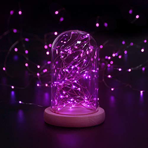50LED Pink Solar String Lights for Outdoor Decor