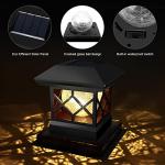 Twinsluxes Waterproof Solar Post Cap Lights - 8 Pack
