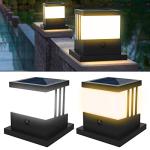 NATPOW Solar Post Lights with 3 Modes - 4 Pack