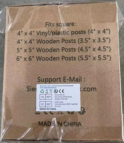 Siedinlar Solar Post Cap Lights Outdoor, 2 Modes 24 LED Solar Powered Fence Deck Light for 4x4 5x5 6x6 Posts Garden Patio Decoration Warm White & Cool White, White (2 Pack)