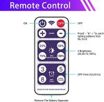 Solar String Lights with Remote Control, 60 LEDs