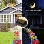 Solar Garden Stake Lights with 6 Rose Flowers