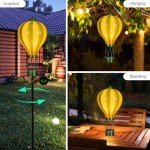 3-in-1 Hot Air Balloon Solar Garden Lights