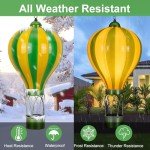 3-in-1 Hot Air Balloon Solar Garden Lights
