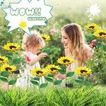 Sunflower Solar Garden Lights - 4 Pack