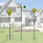 3-in-1 Hot Air Balloon Solar Garden Lights