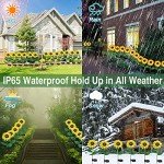 Sunflower Solar Garden Lights - 4 Pack