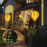 3-in-1 Hot Air Balloon Solar Garden Lights
