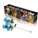 Solar Garden Stake Lights with 6 Rose Flowers