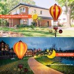 3-in-1 Hot Air Balloon Solar Garden Lights