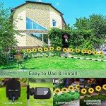 Sunflower Solar Garden Lights - 4 Pack
