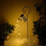 Solar Watering Can LED Garden String Lights