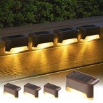 GIGALUMI Bronze Solar Garden Lights – 4 Pack