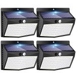 Solar Motion Sensor Lights - 4 Pack Outdoor