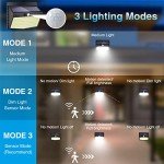 Solar Motion Sensor Lights - 4 Pack Outdoor