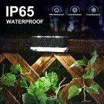 4 Pack Solar Garden Fence Lights - Waterproof LED
