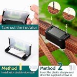 8-Pack Waterproof Solar Deck and Step Lights