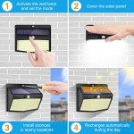 Solar Motion Sensor Lights - 4 Pack Outdoor