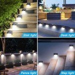 Solar Motion Sensor Lights - 4 Pack Outdoor